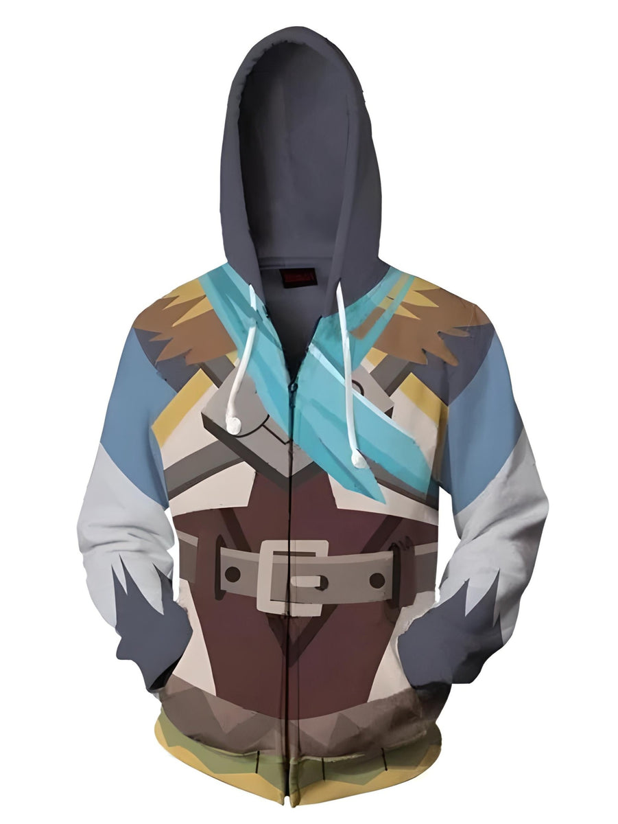 Zelda TOTK Link Realistic Hoodie