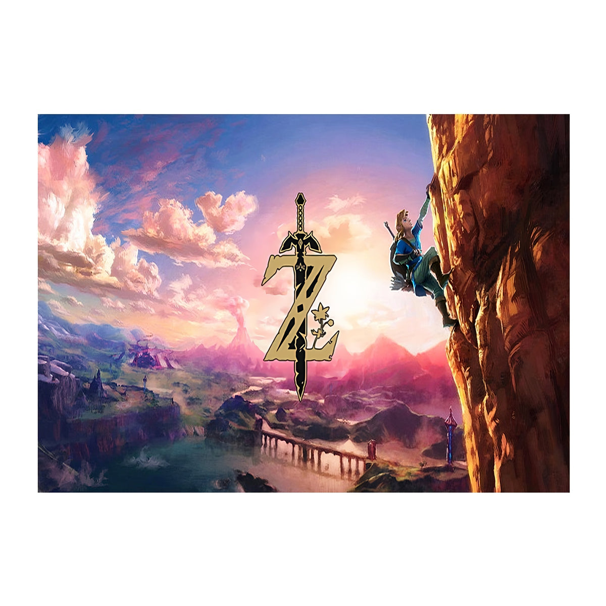 Link Climbing Painting Zelda Shop