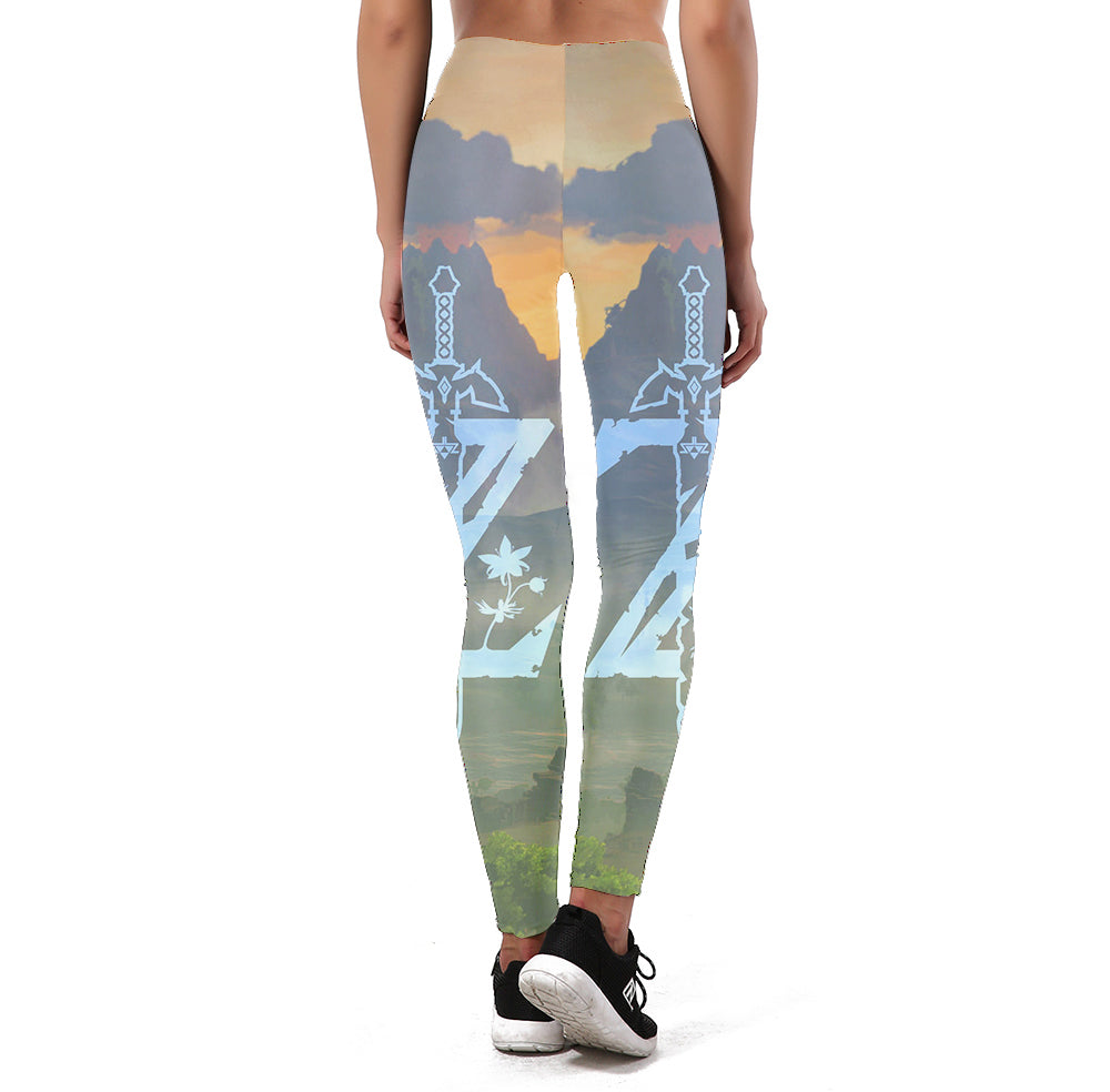 Zelda Graphic Leggings Zelda Shop
