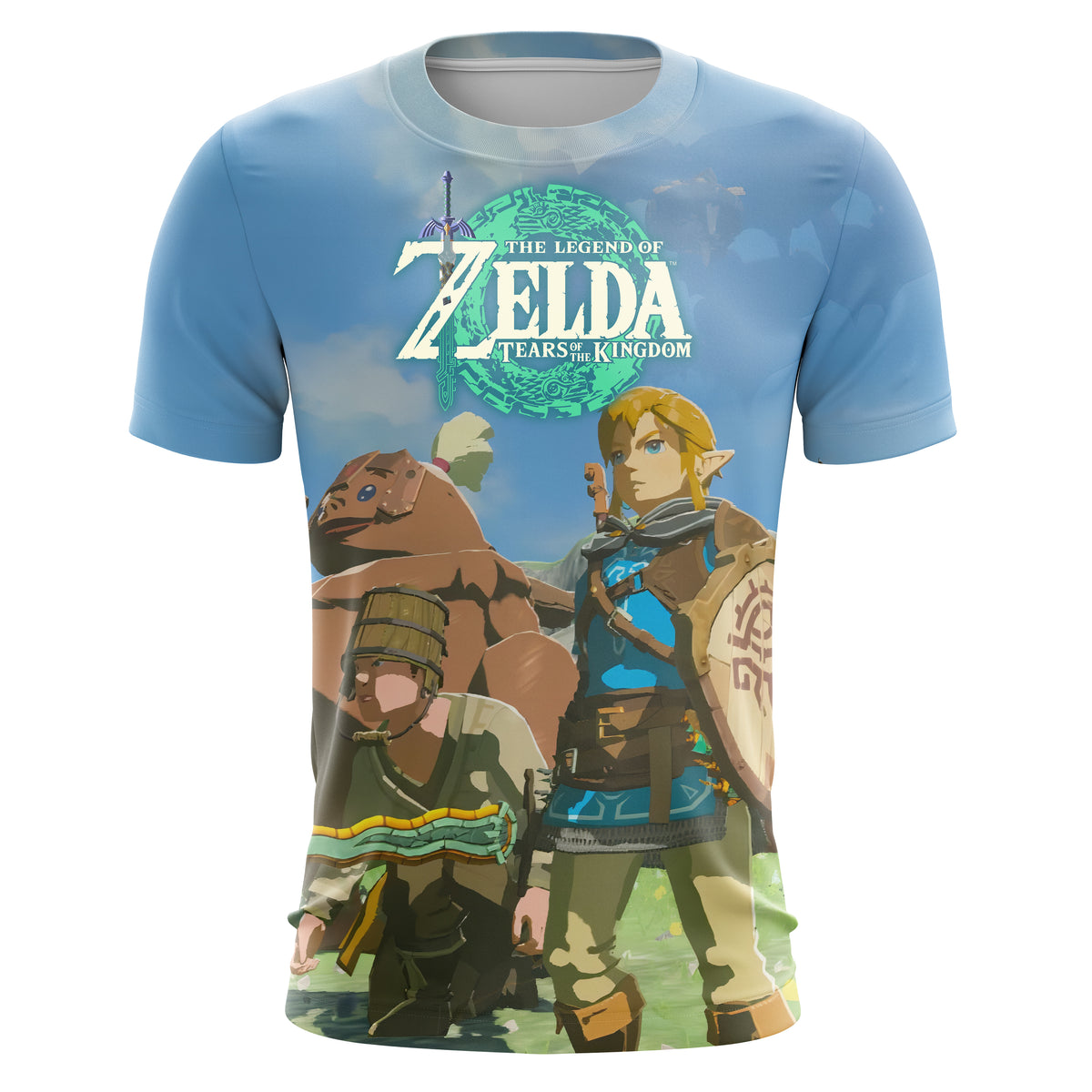 Zelda TOTK Link And Friends T Shirt Zelda Shop