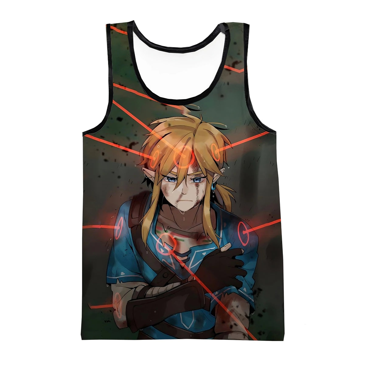 Zelda TOTK Link Injured Tank Top | Zelda Shop