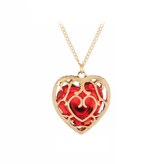 Zelda Heart Container Necklace Zelda Shop