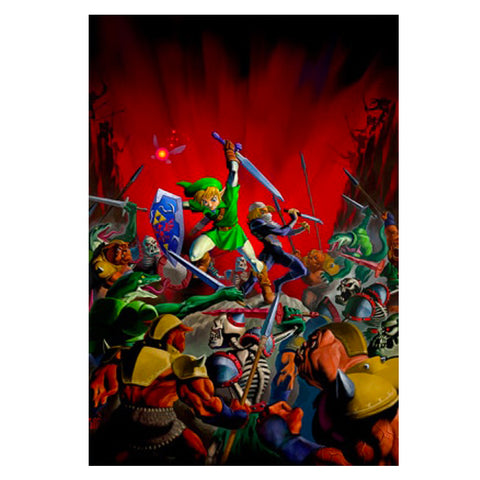 Zelda Retro Poster