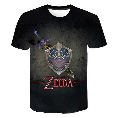 Zelda Sword and Shield Vintage T-Shirt