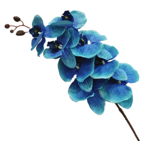 Artificial Blue Orchid Branches