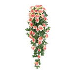 Artificial Champagne Roses Drooping Plant