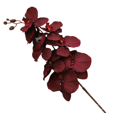 Artificial Dark Red Orchid Branches