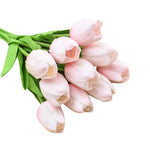 Artificial Light Pink Tulips