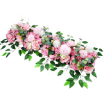 Artificial Pink Lady Banks Rose Garland