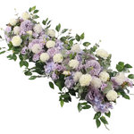 Artificial Purple Clematis Flower Garland