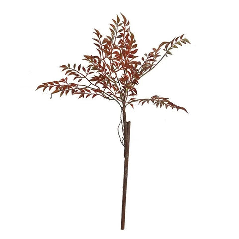 Artificial Red Bamboo Branch