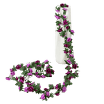 Artificial Violet Clematis Flower Garland