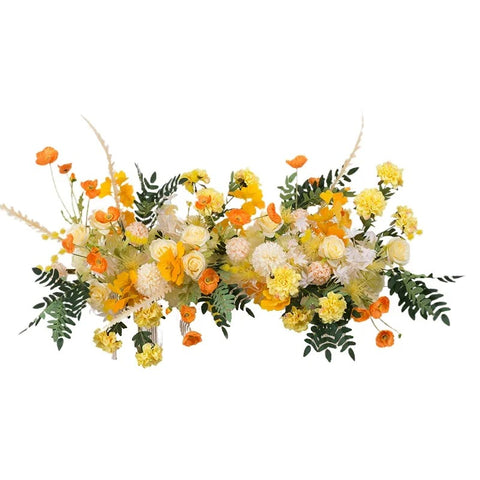 Artificial Yellow And White Flower Garland