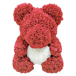 Artificial Anniversary Rose Teddy Bear