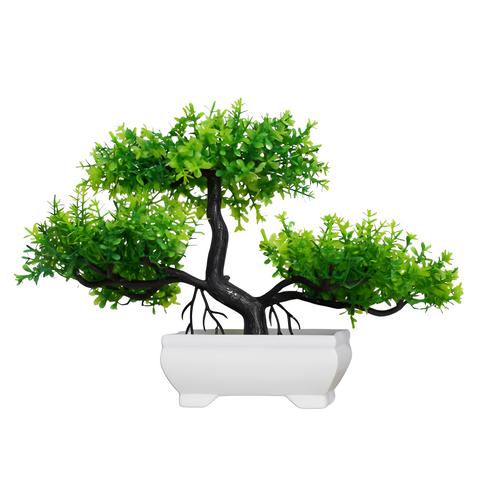 Artificial Dark Green Bonsai Tree