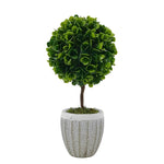 Artificial Green Buxus Pot