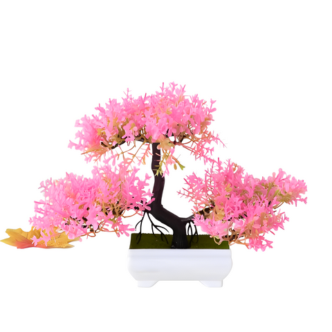 Artificial Pink Bonsai Tree