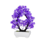 Artificial Purple Bonsai Tree