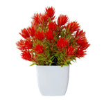 Artificial Red Leucadendron Tree