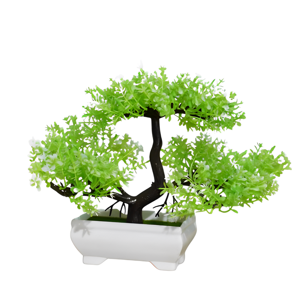 walmart bonsai tree Artificial Light Green Bonsai Tree