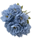 Artificial Blue Camellia Bouquet