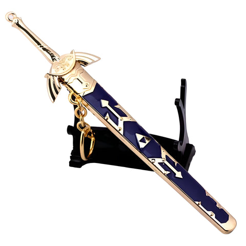 Gold Master Sword Keychain