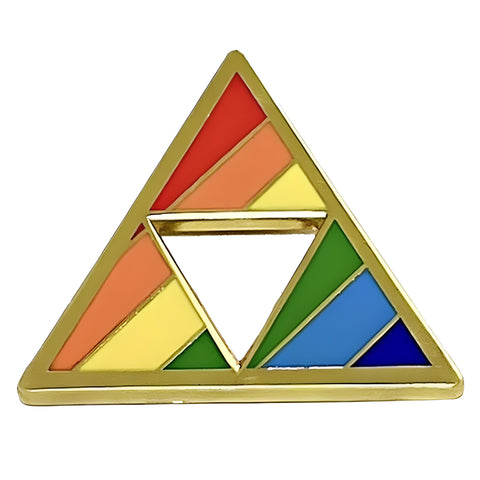 LGBT Triforce Pin
