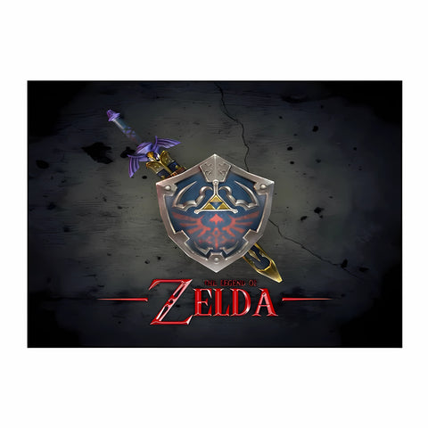 Master Sword And Hylian Shield Painting