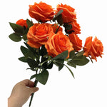 Artificial Orange Roses Bouquet