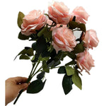 Artificial Pink Roses Bouquet