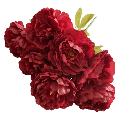 Artificial Red Camellia Bouquet