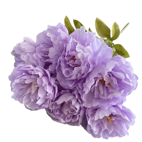 Artificial Violet Camellia Bouquet