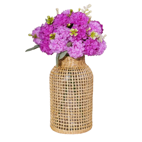 Artificial Violet Hydrangea Bouquet