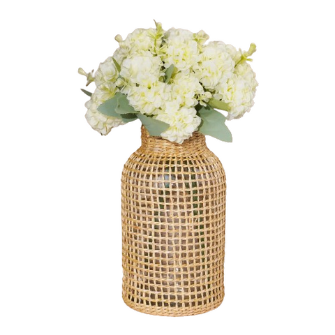 Artificial White Hydrangea Bouquet