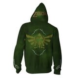 Zelda Dark Green Hoodie