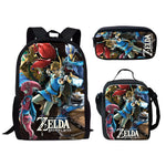 Zelda Breath Of The Wild Backpack Set