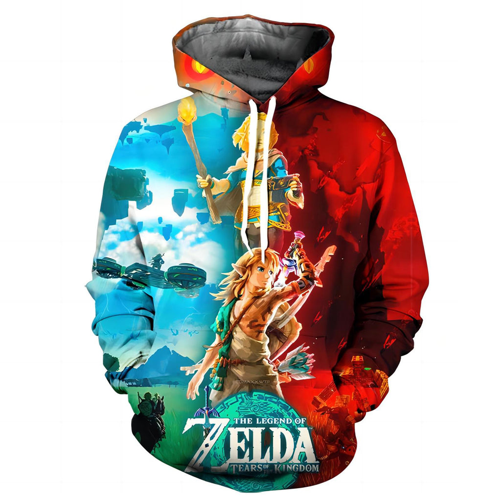 Zelda TOTK Link Character Hoodie