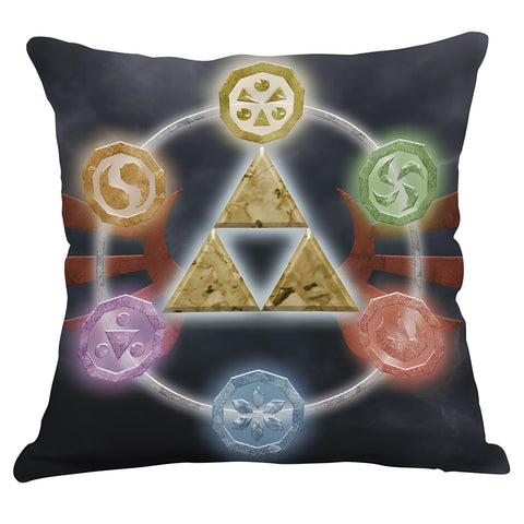 Zelda Triforce Pillow
