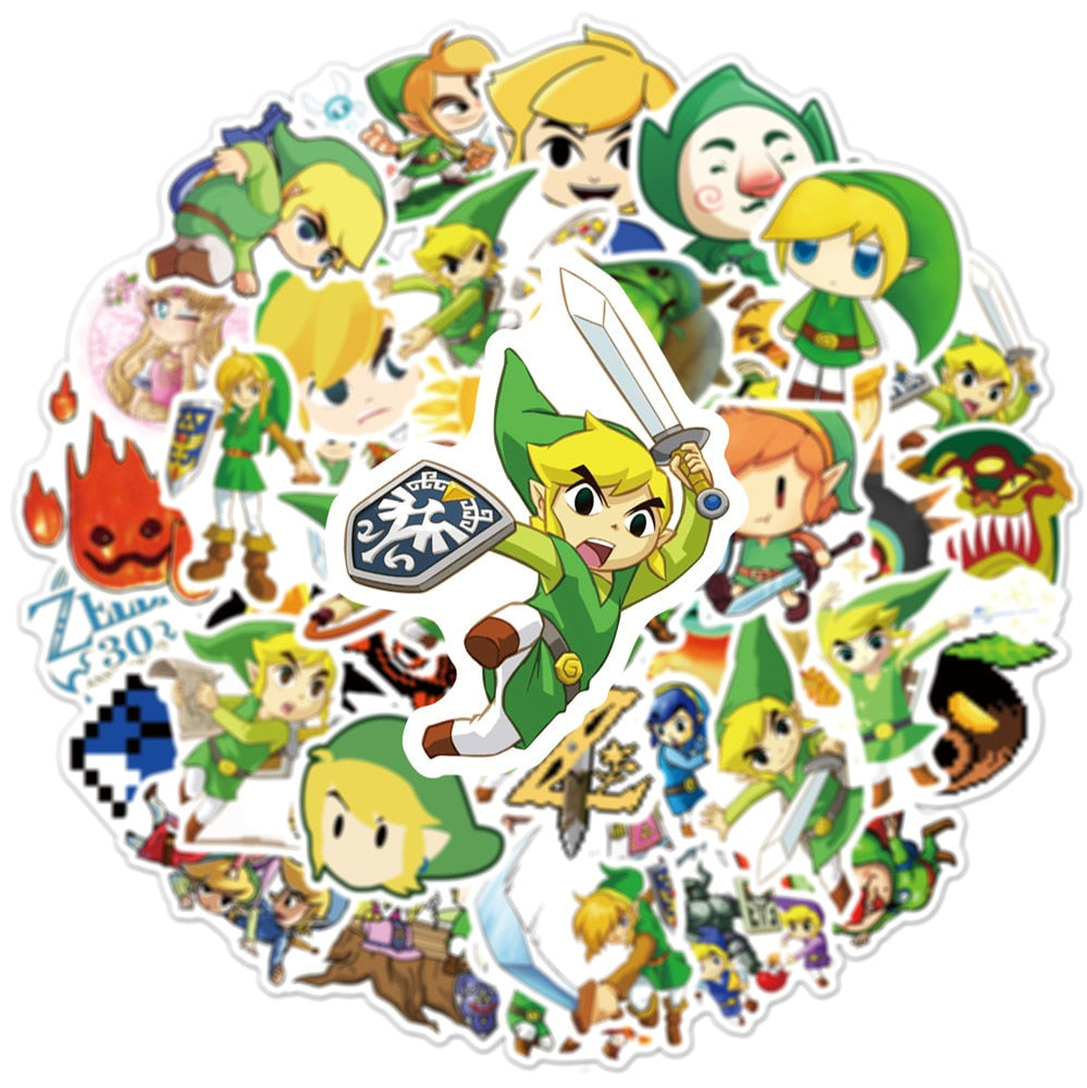 Zelda Link Stickers | Zelda Shop