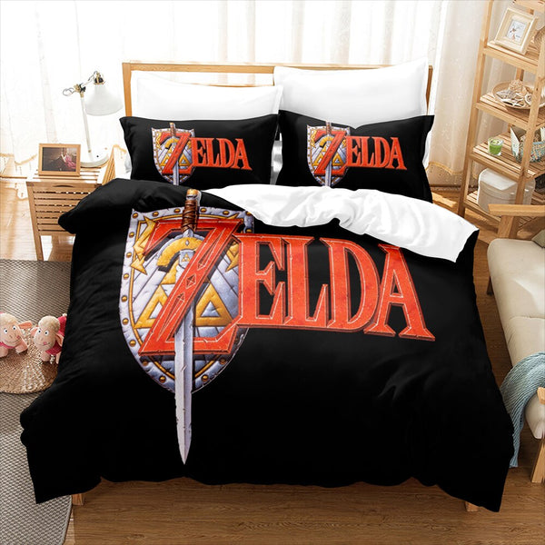 Legend Of Zelda Bedding Set 03- Zelda Lover - Zelda Gifts - Meaning Gift
