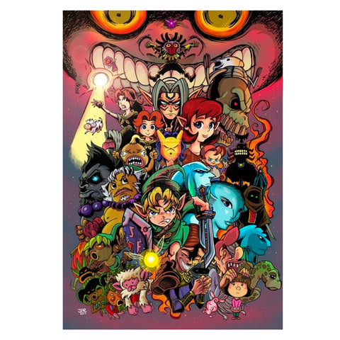 Characters Majora's Mask Poster