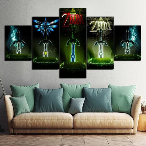 Different Master Swords Painting
