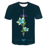 Flowery Master Sword BOTW T-Shirt