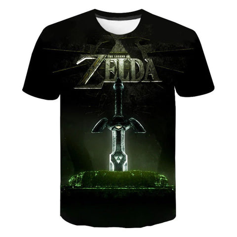 Legend Of Zelda Green Sword T-Shirt