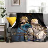 Link And Princess Zelda Blanket
