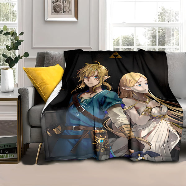 Link And Princess Zelda Blanket Zelda Shop