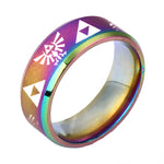 Multicolored Triforce Ring