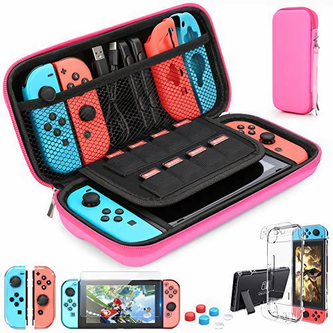Pink Nintendo Switch Carry Case