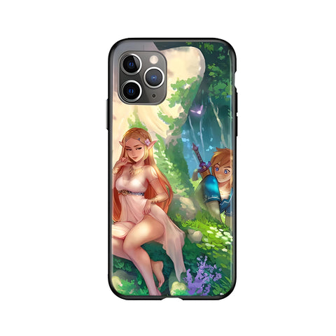 Princess Zelda And Link Iphone Case