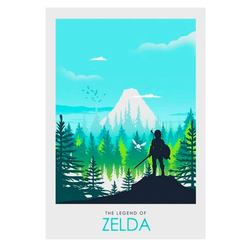 Zelda Death Mountain Poster